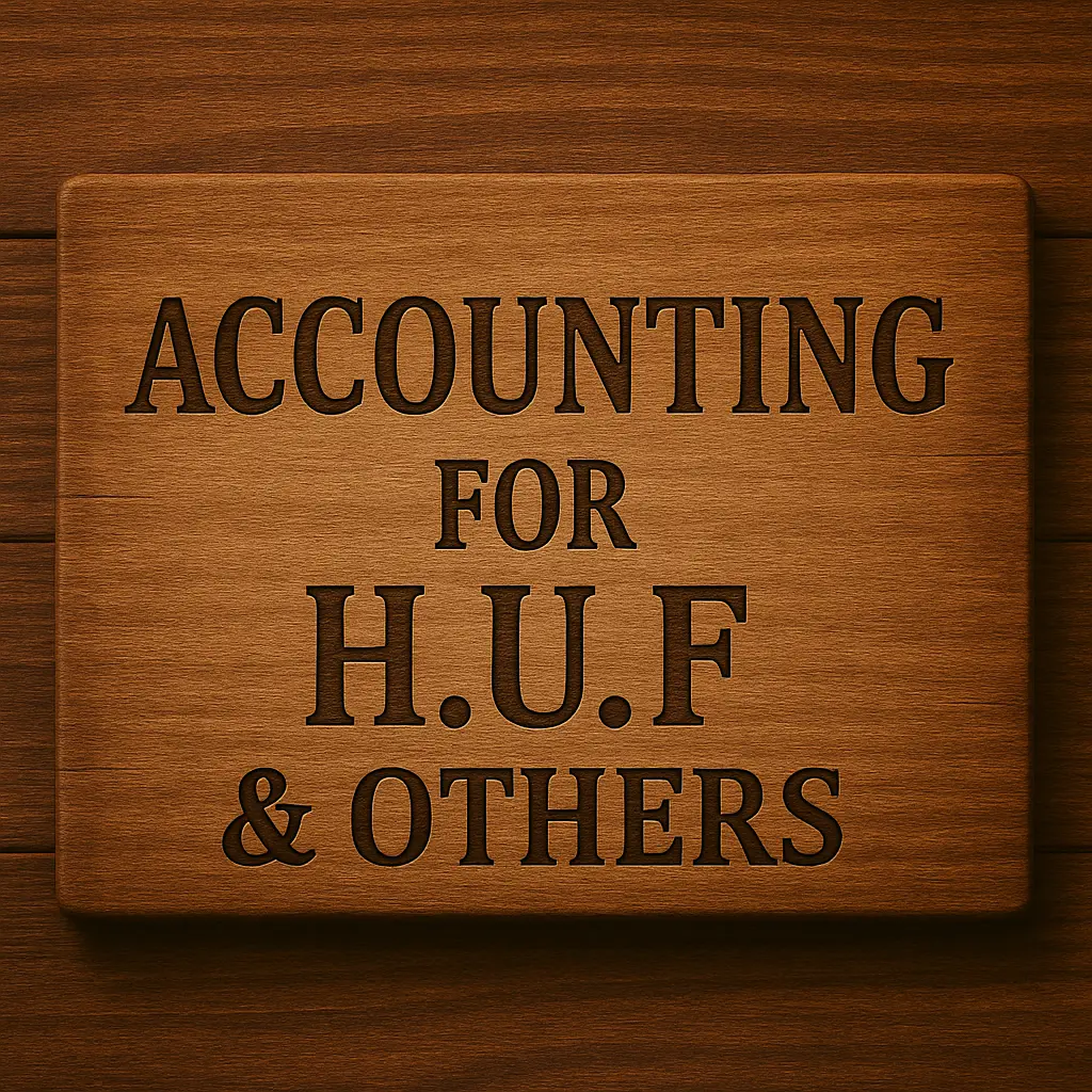 Accounting - H.U.F & Others 