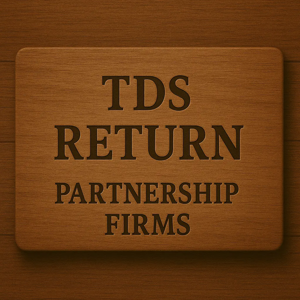 TDS Return - Partnership Firms