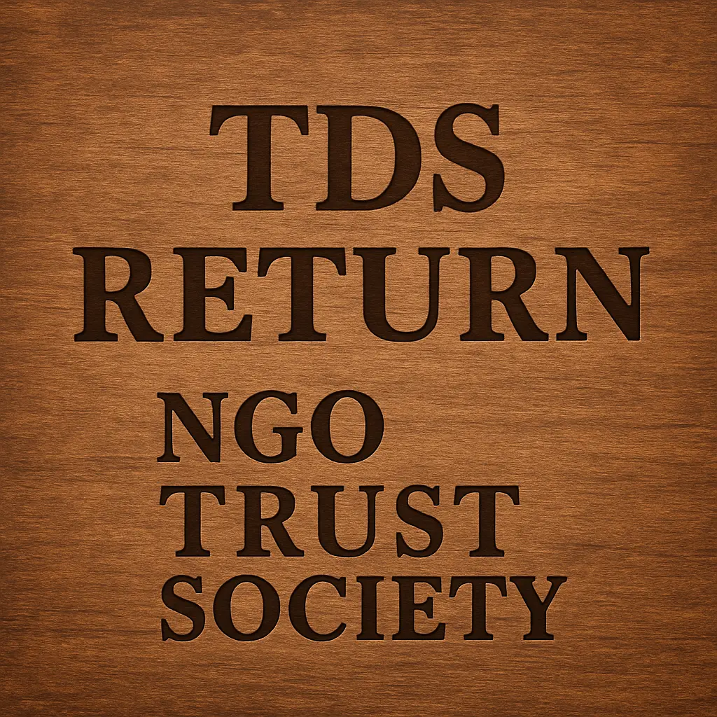 TDS Return - NGO/Trust/Society