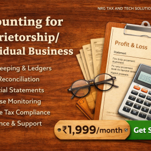 Accounting - Proprietorship/Individual Business